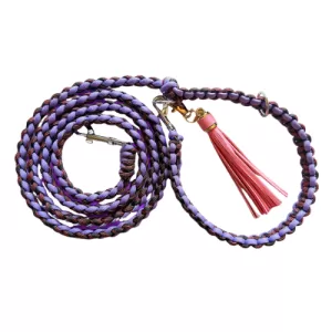 ライトパープル×ブラック&レッド